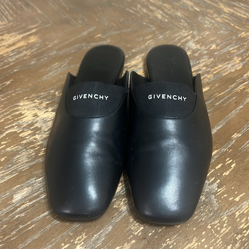 Givenchy Black Slip-On Mules - Picture 10 of 12